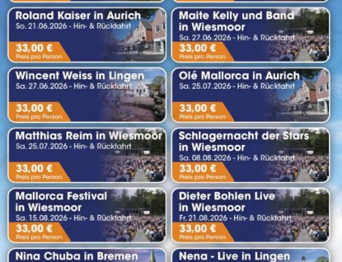 🚌 Fahrgelegenheiten 2026 – Jetzt Plätze sichern!